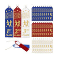 Thiccywoov 90 Pcs Fun Run Ribbons for 1st, 2nd, 3rd Place, 8" x 2" Fun Run Award Ribbons with Event Card and String for Sports Event, Competition Prize Gift, Contest Ornaments