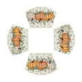 Artoid Mode Pumpkin Eucalyptus Fall Wedge Placemats Set of 4-12 x 18 Inch