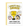 D4DREAM Funny Fathers Day Card from Kids Daughter Son - World's Best Snorer