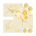 100 Pcs Wedding Thank You Cards with Envelopes Mr and Mrs Cards