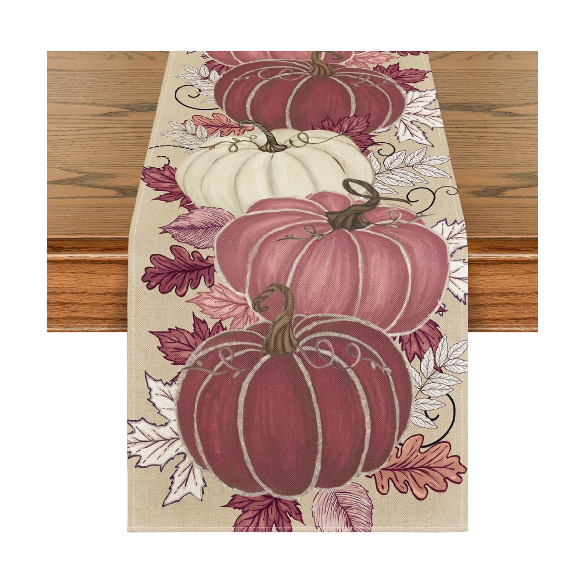 Artoid Mode 210 GSM Fall Table Runner Home Party Decor 13x36 Inch