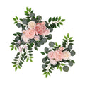2 Pcs Wedding Arch Decorations, Wedding Arch Flowers Swag
