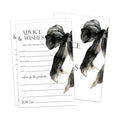 Graduation Advice Cards 2026 - Elegant Bows High School or College Graduation Cards for The Graduate, 25 Pack Wishes and Well-being Message Collection Elegant Advice and Wishes Keepsake - A07