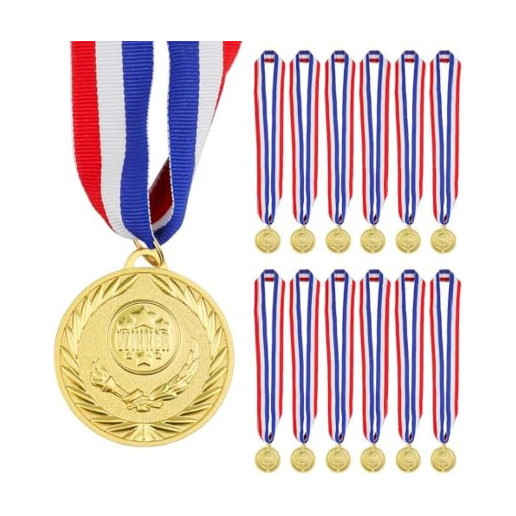 Gold Medals for Awards,1st Winner Medals for Sports, Competitions, Party, Olympic Style, 2 Inches