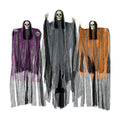 JOYIN 3 Pcs Halloween Hanging Grim Reaper Decoration Set, One 63" Two 47" Skeleton Flying Ghosts, Spooky Outdoor Indoor Decor for Yard Garden Tree Porch Haunted House Prop Party Supplies