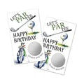 TOUNER 50Pcs Let's Par Tee Birthday Scratch Off Game Cards, Men Golf Scratch Cards for Father's Day Family Gathering Summer Birthday Retirement Party Lottery Prize Raffle Tickets Business Promotion