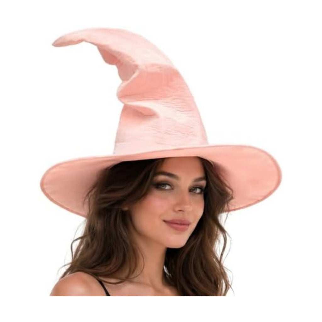 HOMELEX Adult Witch Hat, Tattered Lace Costume Hat for Halloween