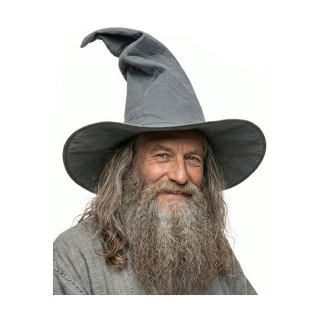 HOMELEX Adult Witch Hat, Tattered Lace Costume Hat for Halloween