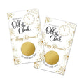TOUNER 50Pcs Officially Off The Clock Scratch Off Game Cards, Retirement Party Scratch Cards for Moving Away Farewell Leaving Goodby Activity Birthday Party Family Gathering Raffle Tickets