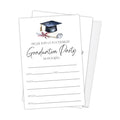 Classic Graduation Invitations 2026 with Envelopes - 20 Pack Class of 2026 Graduation Party Invitations, 4x6 Inch Fill-in Graduation Announcements for High School or College - A02