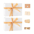 LIFELUM White Magnetic Gift Box for Wedding Presents, 9.5"x7"x3.5"