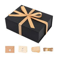 LIFELUM Black Gift Box for Birthday with Magnetic Lid, 9.5"x7"x3.5"