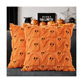 MIULEE Orange Halloween Pillow Covers Cute Ghost Fall Decor 16x16