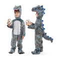 Spooktacular Creations Halloween Realistic T.rex Costume Outfit Dinosaur Jumpsuit with Egg
