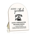 Audio Guestbook Sign, Telephone Guest Book Wedding Table Sign
