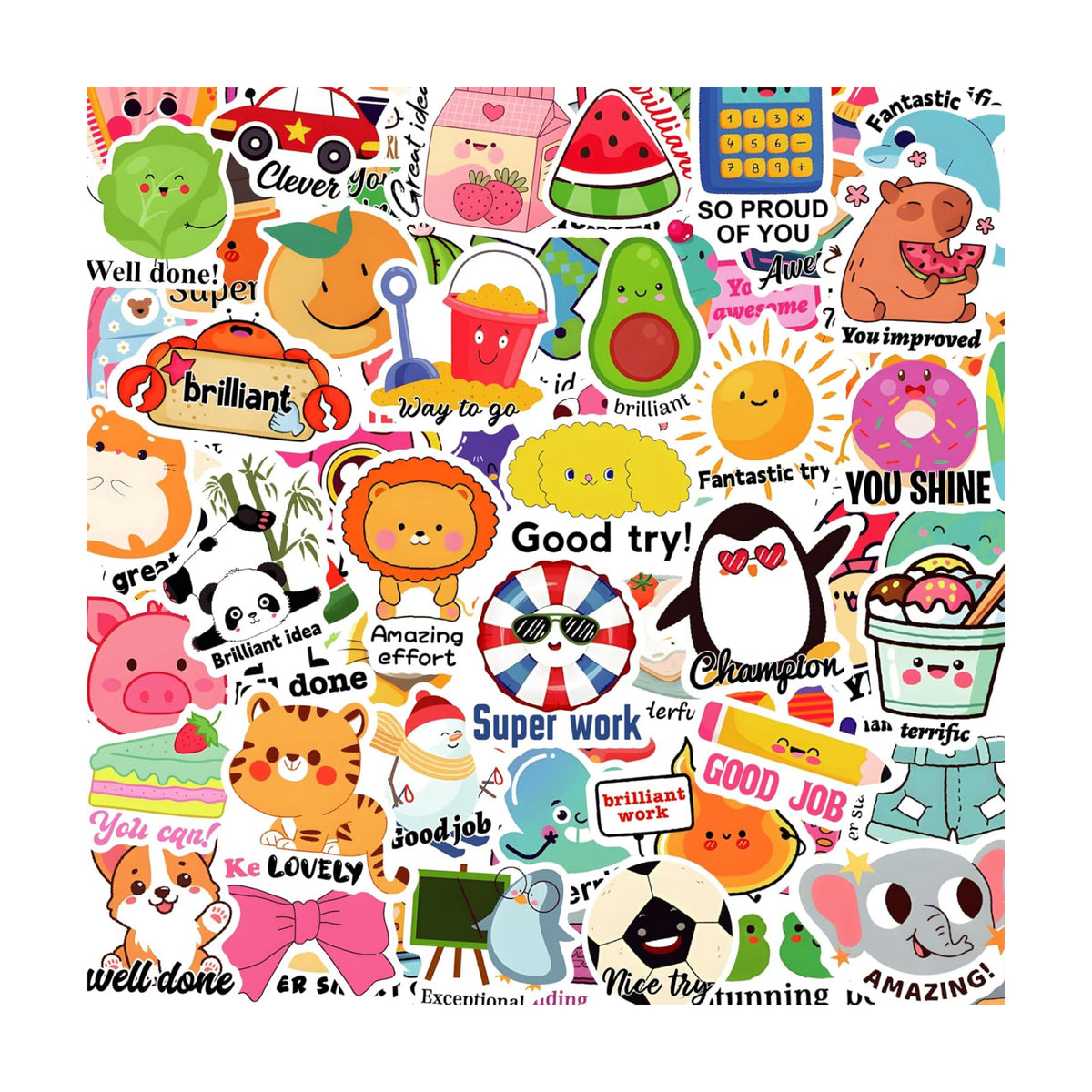 300pcs Motivational Reward Stickers for Kids,Back to School Stickers Gifts