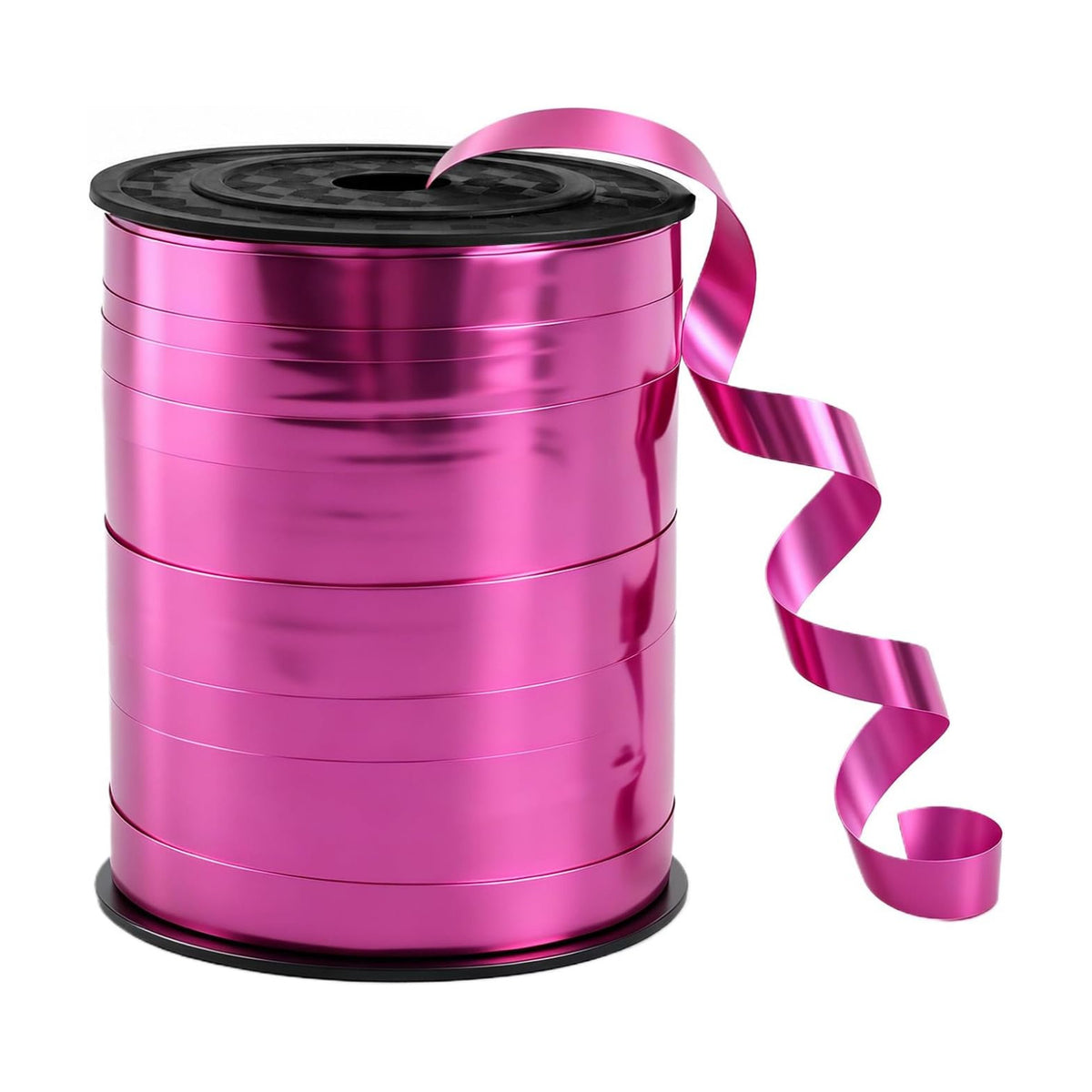 TONIFUL 250 Yards Shiny Pink Curling Ribbon 10mm Wide Balloon String