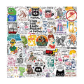 300pcs Holographic Funny Stickers for Adults, Meme Sarcastic Sticker Pack
