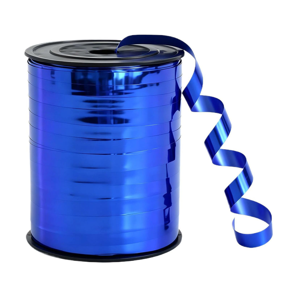 TONIFUL 250 Yards Blue Curling Ribbon 10mm Wide Balloon String DIY Decor