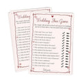 Pink Bridal Shower Wedding Shoe Games Cards - 30 Fun Wedding Party Game Cards for Bridal Shower, Engagement, Bachelorette & Newlywed Party, Icebreaker Activity Supplies & Decorations
