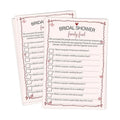 Pink Bridal Shower Family Feud Games Cards - 30 Fun Wedding Party Game Cards for Bridal Shower, Engagement, Bachelorette & Newlywed Party, Icebreaker Activity Supplies & Decorations