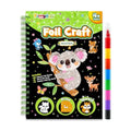 FUNNYB&G Foil Art Craft Kit for Kids, Sparkly Birthday Gift Toy for Kids