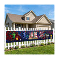 World Cup Theme Yard Banner, International Soccer Flags Banner Party Outdoor Decor, Country Backdrop for Garden Fence Porch World Cup Party Supplies 106 x 15.7 Inch