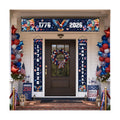 250th Anniversary America Banner, 1776-2026 USA 250 Years Patriotic Eagle Patio Banner, Memorial Day 4th of July Door Cover for Home Outdoor Indoor Decor Supplies