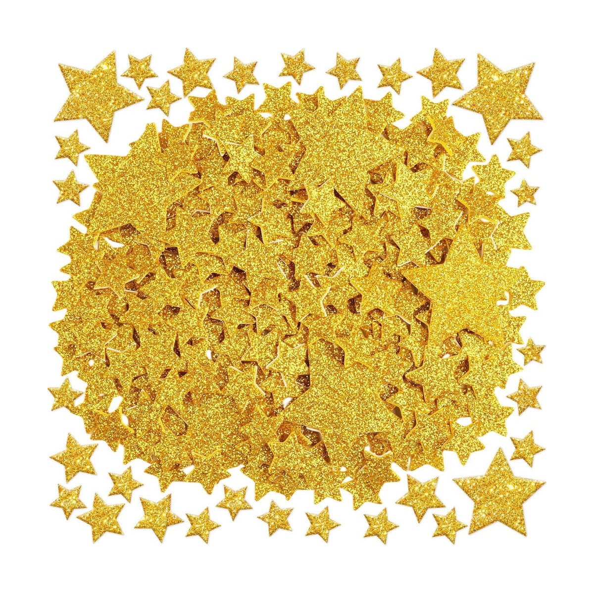 1032Pcs Foam Stickers Glitter Star Sticker Gold Foam Stars Stickers