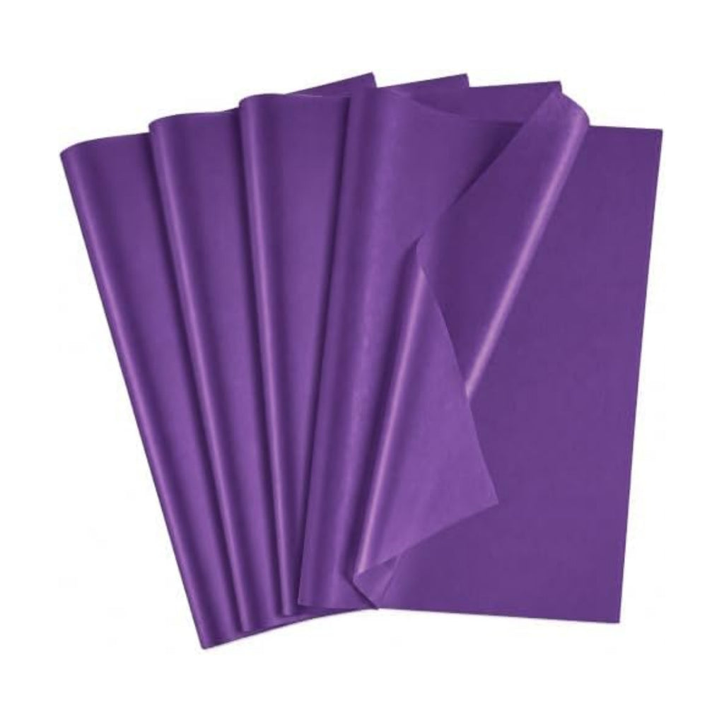 Purple Tissue Paper - 100 Sheets Gift Wrapping Paper for Halloween Decor