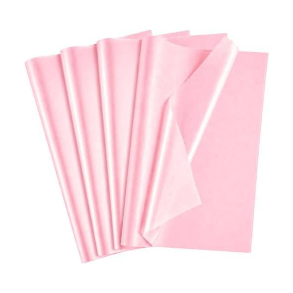Pink Tissue Paper - 100 Sheets Wrapping Paper for Pink Birthday Decorations