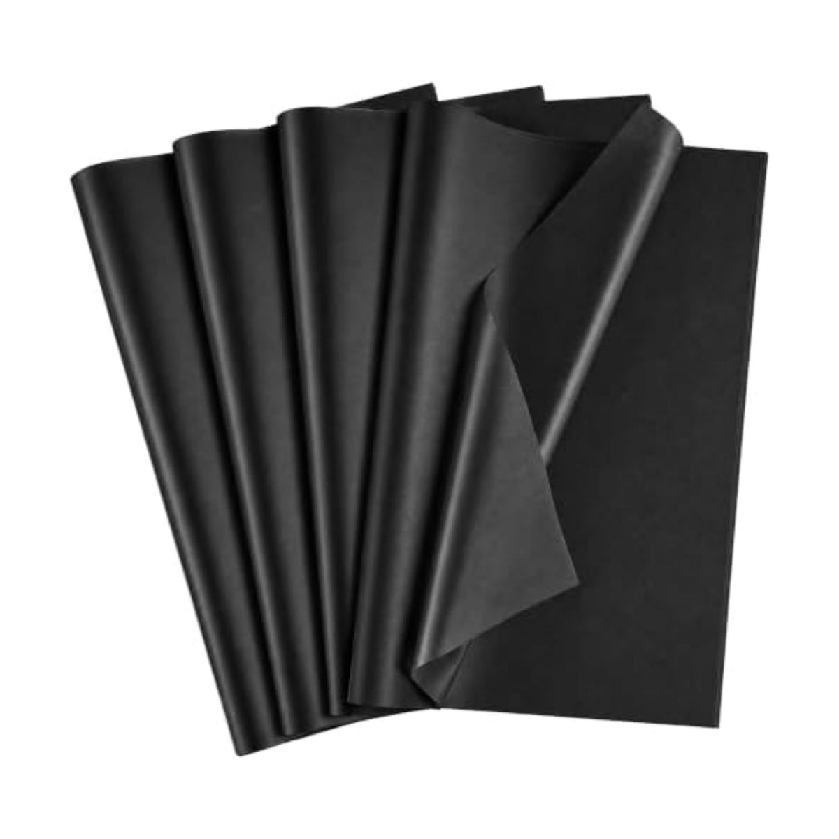 Black Tissue Paper - 100 Sheets Gift Wrapping Paper for Halloween Decor