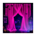 Mega-L Halloween Decorations, 3 Pack Halloween Tulle Backdrop Curtains