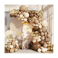 Brown Balloon Arch Kit for Birthday Party Decorations