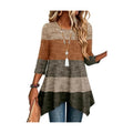 Zeagoo Womens Tops 3/4 Sleeve Loose Fit Dressy Tunics Plus Size Boho Shirts