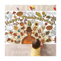 Thanksgiving Giant Coloring Poster/Tablecloth -Thanksgiving Crafts for Kids