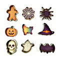 Halloween Cookie Cutters,9 Piece Stainless Steel Metal Cookie Cutter Shapes