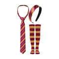 3 PCS Halloween Costume Accessory,Wizard Headband/Tie/Socks