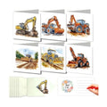 DDGYP 6 Pack,Diamond Painting Greeting Cards with Envelopes, 5.9x5.9in