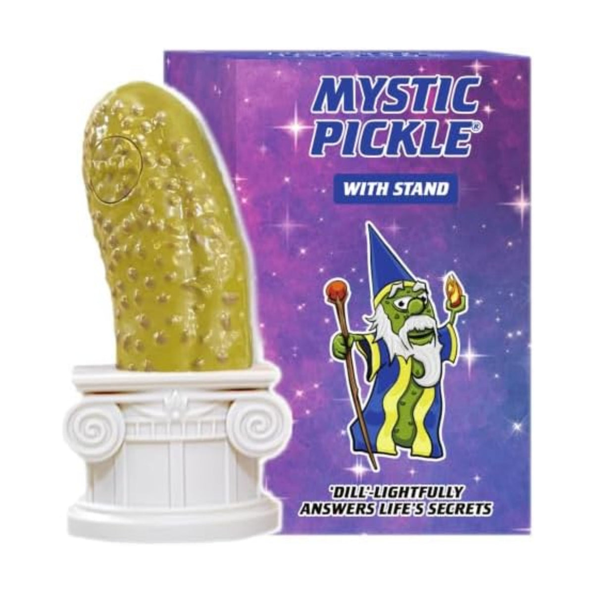 DR DINGUS Mystic Pickle with Stand | 100 Responses | Magic Fortune Teller