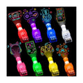 Budbof 40 PCS Party Favors for Kids, LED Finger Lights, 8 Gaming Designs, Birthday Party Favors, Goodie Bag Fillers, Pinata Fillers, Classroom Rewards, Video Game Party Supplies