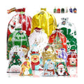 Ergohortus Christmas Drawstring Gift Bags, 20Pcs Christmas Bags for Gifts
