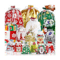 Habaylin 38PCS Christmas Drawstring Gift Bags, Xmas Gift Bags for Presents