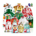 Habaylin 24PCS Christmas Drawstring Gift Bags, Xmas Gift Bags for Presents