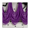 410 x 80 in Halloween Creepy Cloth for Yard and Outdoor Decorations,Purple
