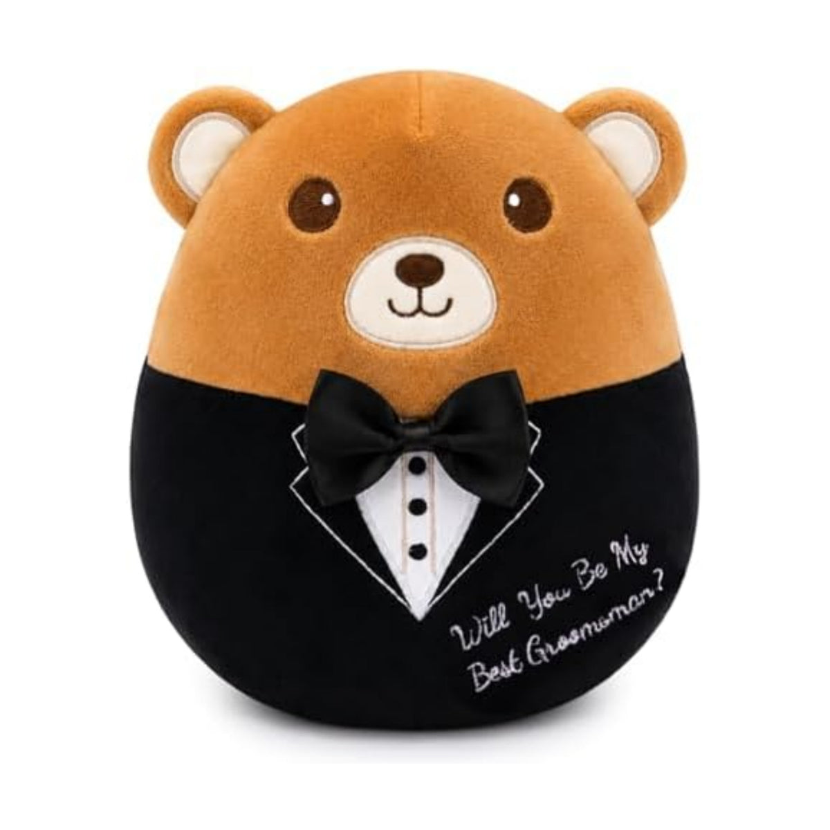 Teddy Bear Stuffed Animal - Will You Be My Groomsman