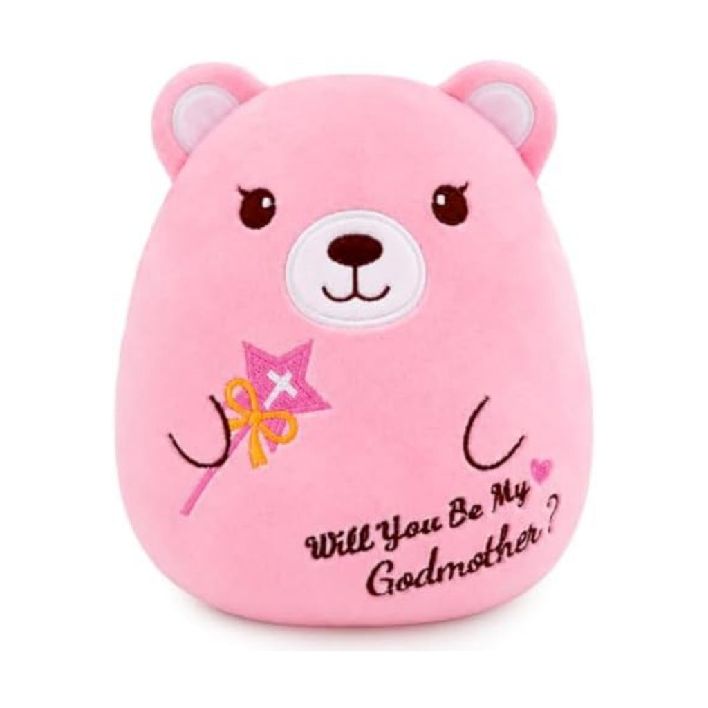 Godmother Proposal Gift Teddy Bear Plush - Will You Be My Godmother