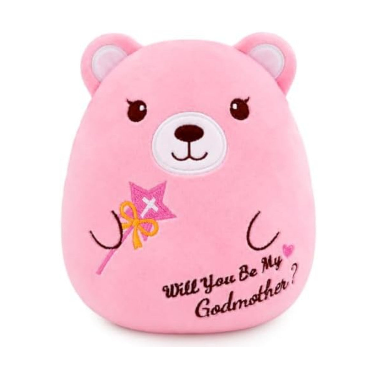 Godmother Proposal Gift Teddy Bear Plush - Will You Be My Godmother