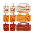 Hosuly 24 Pcs Thanksgiving Tote Bags Fall Pumpkin Gift Bags Bulk