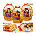 FOIMAS 50pcs Thanksgiving Bags Plastic Fall Goodie Bags with Handles Ziplock Basket Resealable Candy Bag for Thanksgiving Harvest Holiday Party Gift Wrapping Supplies Decoration Favor